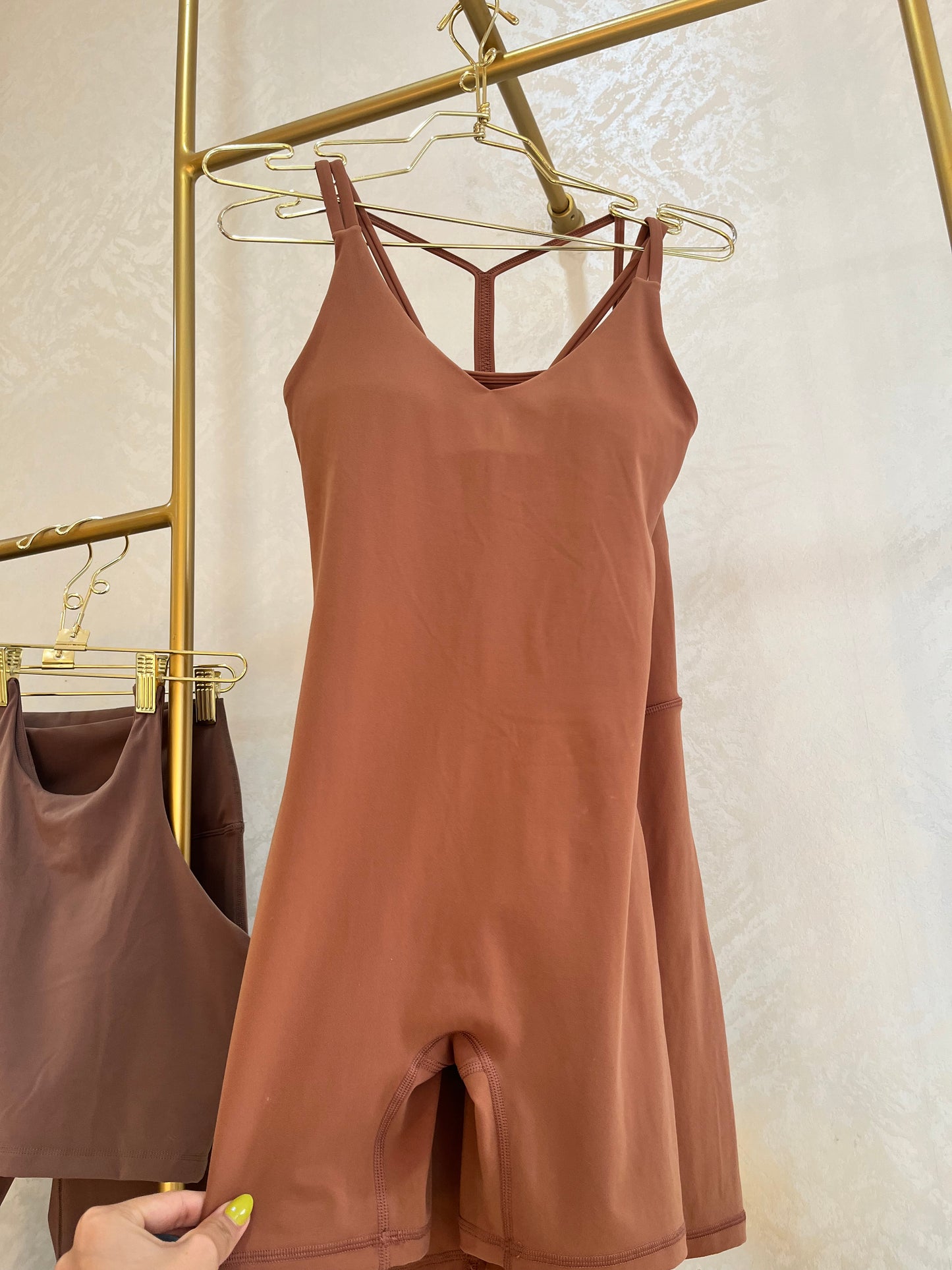 Jumpsuit coffe